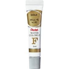 Tinta Aquarela Water Colors 5ml Ref.90 Ouro