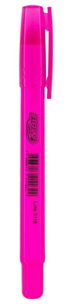 Pincel Marca Texto em Gel Rosa BRW CA9002