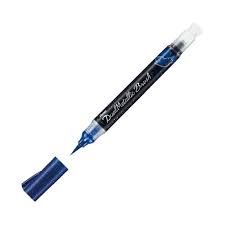 Caneta Brush Metalico Ref.XGFH-DCX Azul/V...