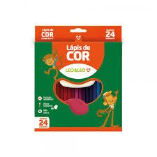 Lapis de Cor 24Cores Sextav. Flex Leo&Leo...