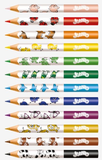 Lápis de Cor Jumbo 12 Cores Ref.123012AP