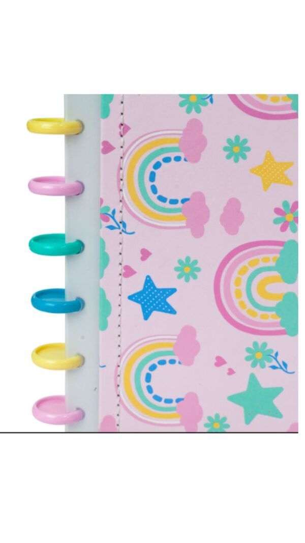 Caderno Disko M 80F 90g Arco Iris