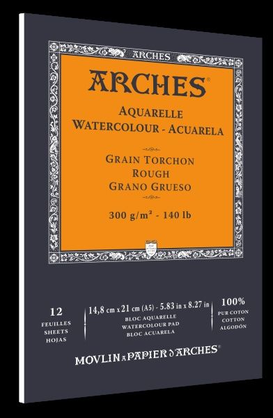 Bloco Aquarela Arches Grao Rugos 23x31cm ...