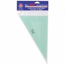 Esquadro Acrílico 60º 2mm s/Escala 26cm R...