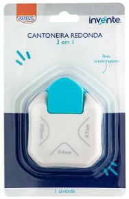 Furador de Papel Canton. Redonda 3 em1 Re...
