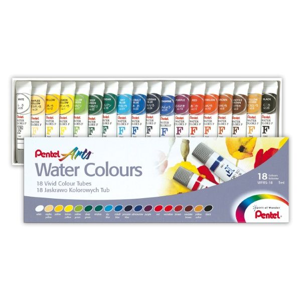 Tinta Aquarela 18 Cor 05ml Base D