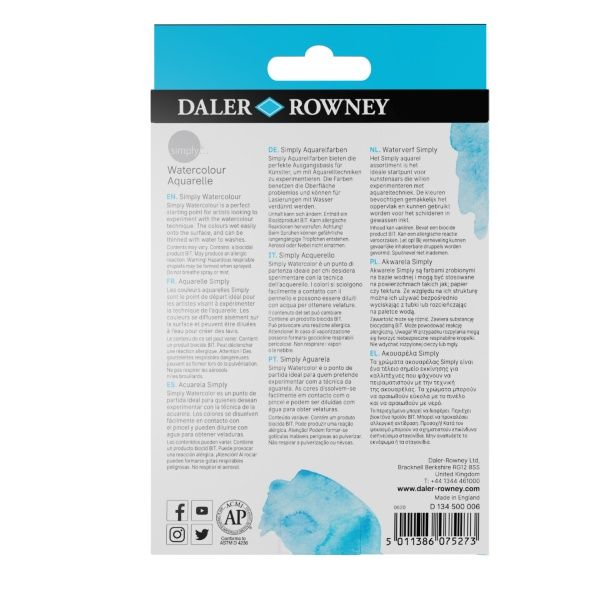Tinta Aquarela 06 Cor 12ml Simply Ref.134...
