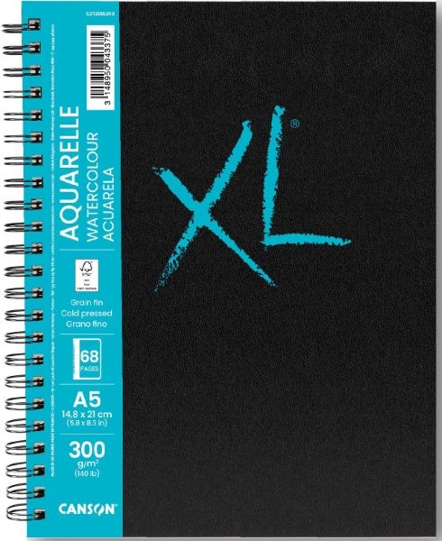 Bloco Aquarelle XL A5 300g 34F Ref.C31200...