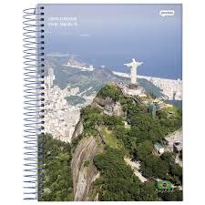 Caderno CD 10 Mat. Brasilidade Ref.08144