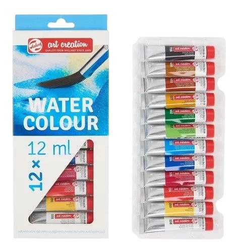 Tinta Aquarela ArtCreat. 12ml 12 Cor Ref....