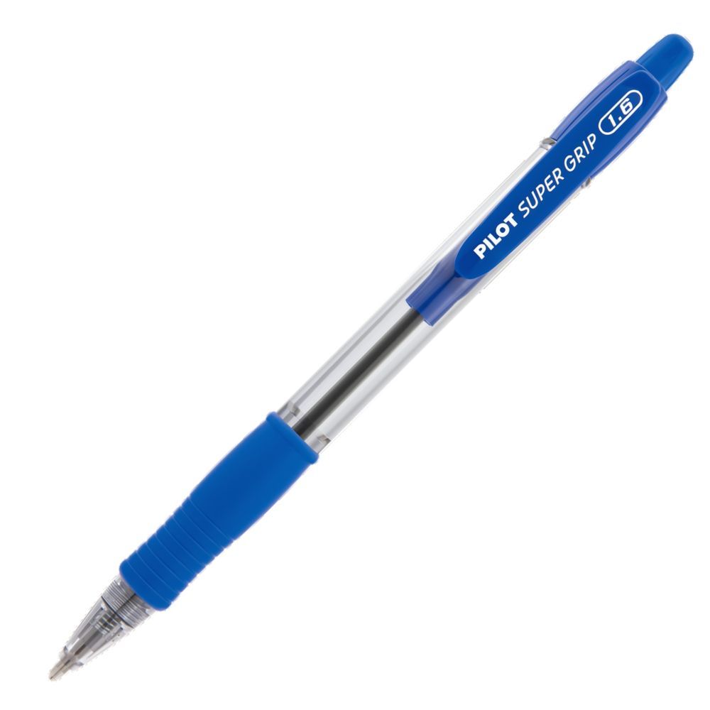Caneta 1.6 Esf. S.Grip Ref.BPGP-10R-G Azul