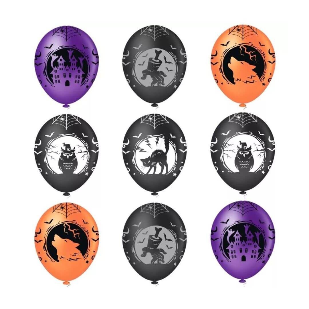 Balão Nº 10 Liso c/25Un Pic Pic Noite do ...