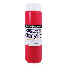 Tinta Acril. DR Graduate 500ml Vermelho P...