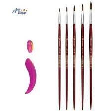 Pincel Pelo Orelha de Boi Ponta Redonda R...