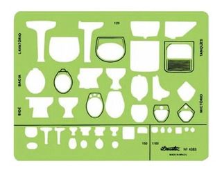 Gabarito Tipo Sanitário Ref.4373 