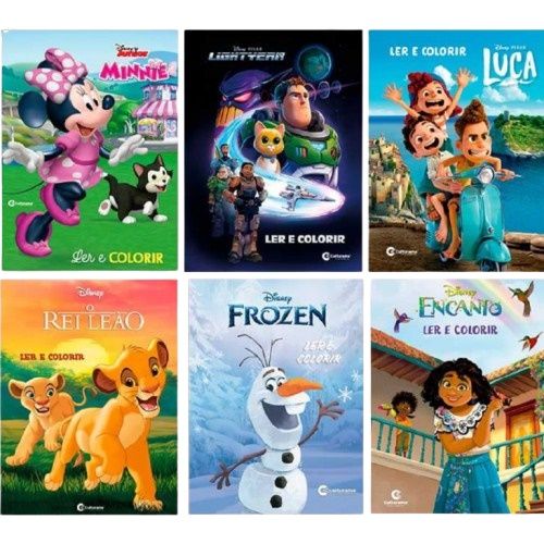 Livro Ler e Colorir Disney Sortido Ref.02...
