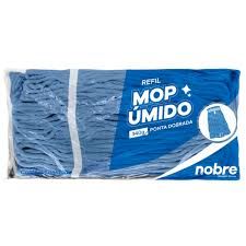 Mop Umido 340g Ponta Dobrada Ref.40281 Az...