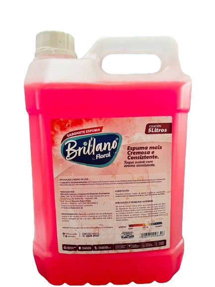 Sabonete Espuma 5Lt Floral Brillano