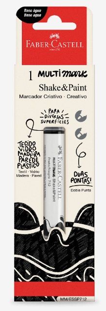 Pincel Marc MultiMark P. Dupla Preta 712