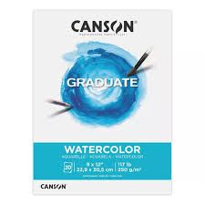 Bloco Grad. Aquarela A5 250g 20F Ref.C400...