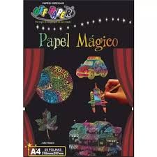 Papel Magico A4 5Fls C/ Bastão Ref.10426