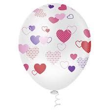 Balão Nº 10 Liso c/25Un Pic Pic Coraçoes ...