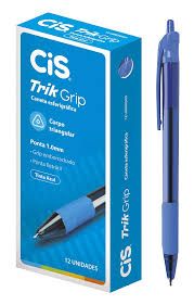 Caneta 1.0 Esf. Trik Grip Ref.76.1300 Azul