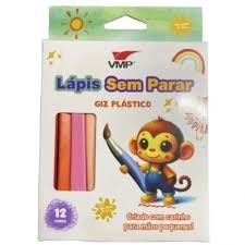 Giz Plastico Triagular 12Cores Ref:0-227....