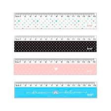 Régua Plástica 15cm Estampas Sortida Ref....