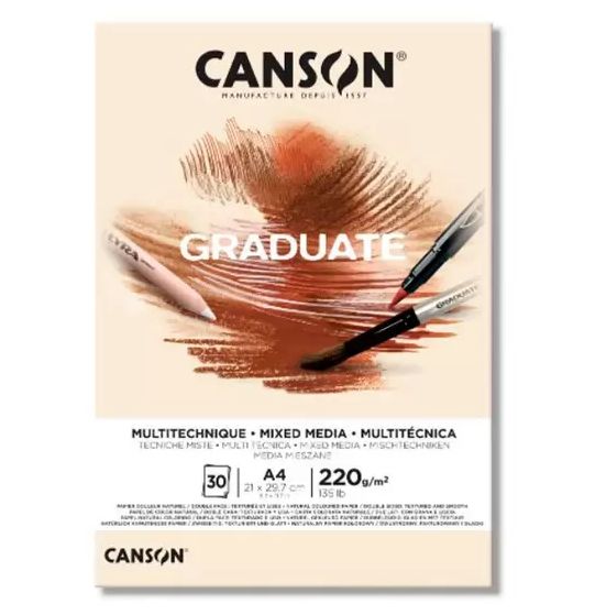 Bloco Graduate Multecn A4 220g 30F Ref.03...
