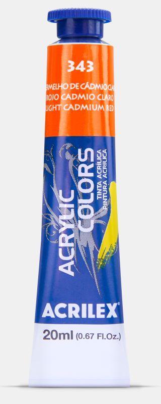 Tinta Acril. Color 20ml Ref.343 Vm Cadmio...