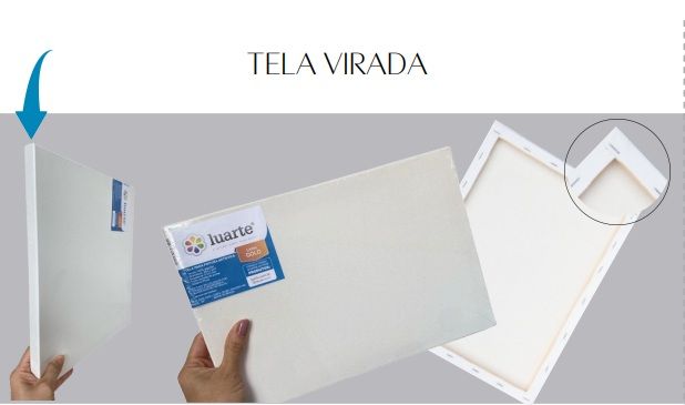 Tela Virada 20x50cm Luarte