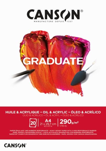 Bloco Grad. Oleo e Acr A4 290g 20F Ref.C4...
