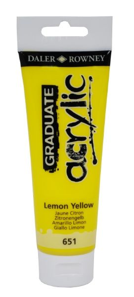Tinta Acril. DR Graduate 120ml Amarelo Limão
