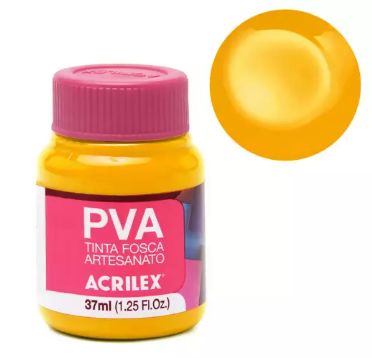 Tinta Plástica PVA 37ml Ref.03240-505 Ama...