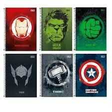 Caderno Esp. CD 10 Mat 160Fls Univ. Aveng...