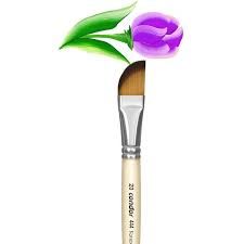 Pincel Art. Ponta Faca Ref.444-16