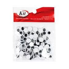 Olho Movel 15mm Preto Ref.BE-15