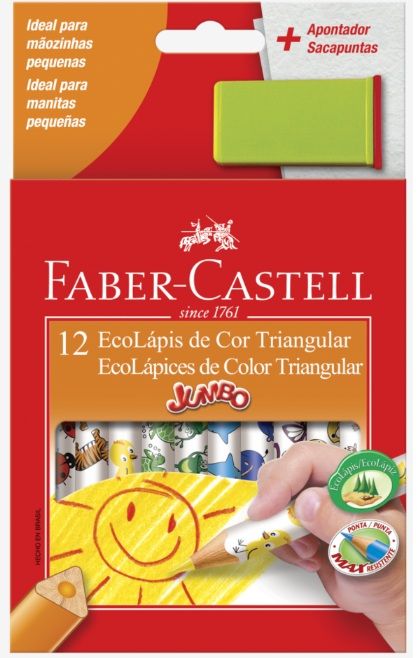 Lápis de Cor Jumbo 12 Cores Ref.123012AP