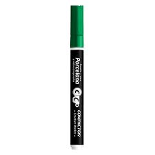 Marcador Creative p/Porcelana Verde Ref:2...