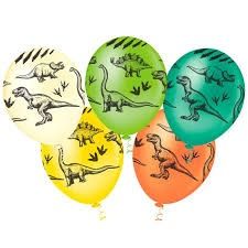 Balão Nº 10 Liso c/25Un Pic Pic Dinossaur...