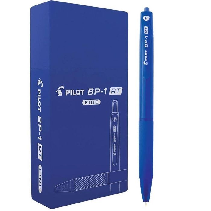 Caneta 0.7 Esf. Retratil Ref.BP-1RT-F Azul