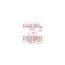 Clips Colorido 28mm Pastel c/100un 