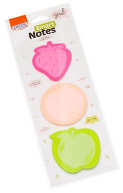 Bloco Adesivo 70x70 25F Frutas Ref.BA0300