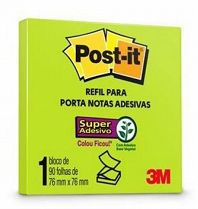 Bloco Post-It 76x76 Pop-Up c/90F Neon/ Ve...