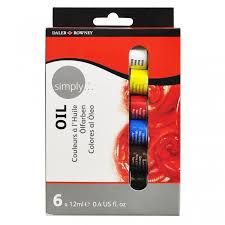 Tinta Oleo DR Simply 12ml 06 Cores Ref.D1...