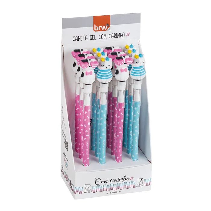 Caneta 0.7 Gel Apagável C/ Carimbo Ref.CA...