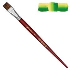 Pincel Pêlo Artistico Ponta Chata Ref.484...