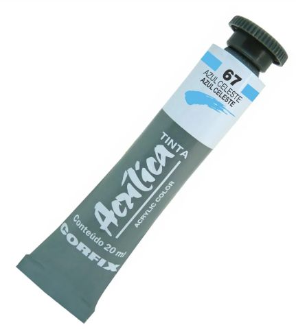 Tinta Acrílica 20ml Ref.800204-67 Azul Ce...