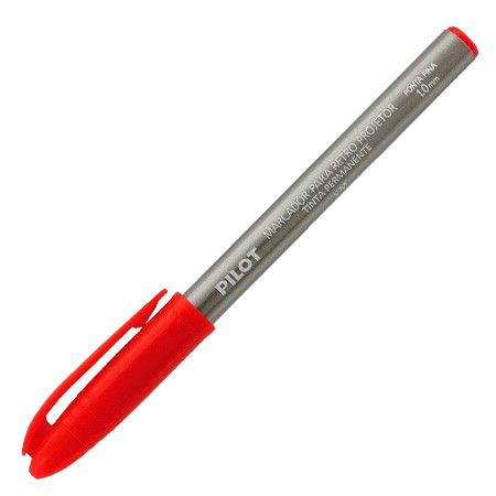 Pincel Marc. p/Retrop. 1.0 Vermelho Pilot